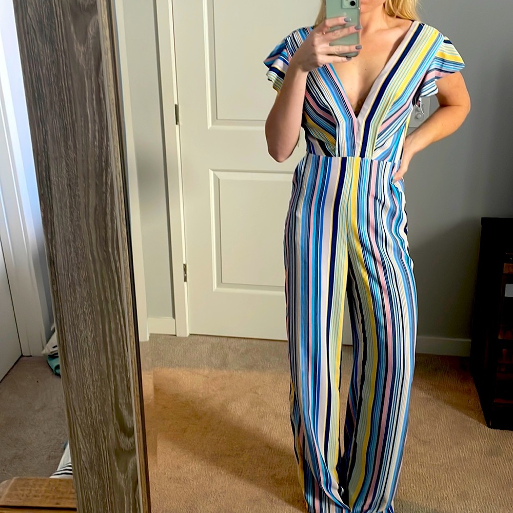 Multicolored Pant Suit